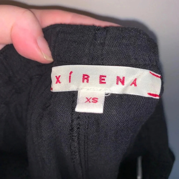 Xirena Black Textured Cropped Tapered Jogger Pants XS - Picture 11 of 11